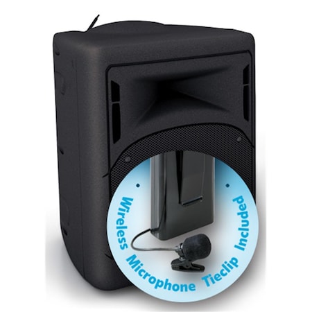 Fivegears PRA-8000-PRA8-6 40 watt Wireless PA System with Wireless Lavalier Microphone FI3666289